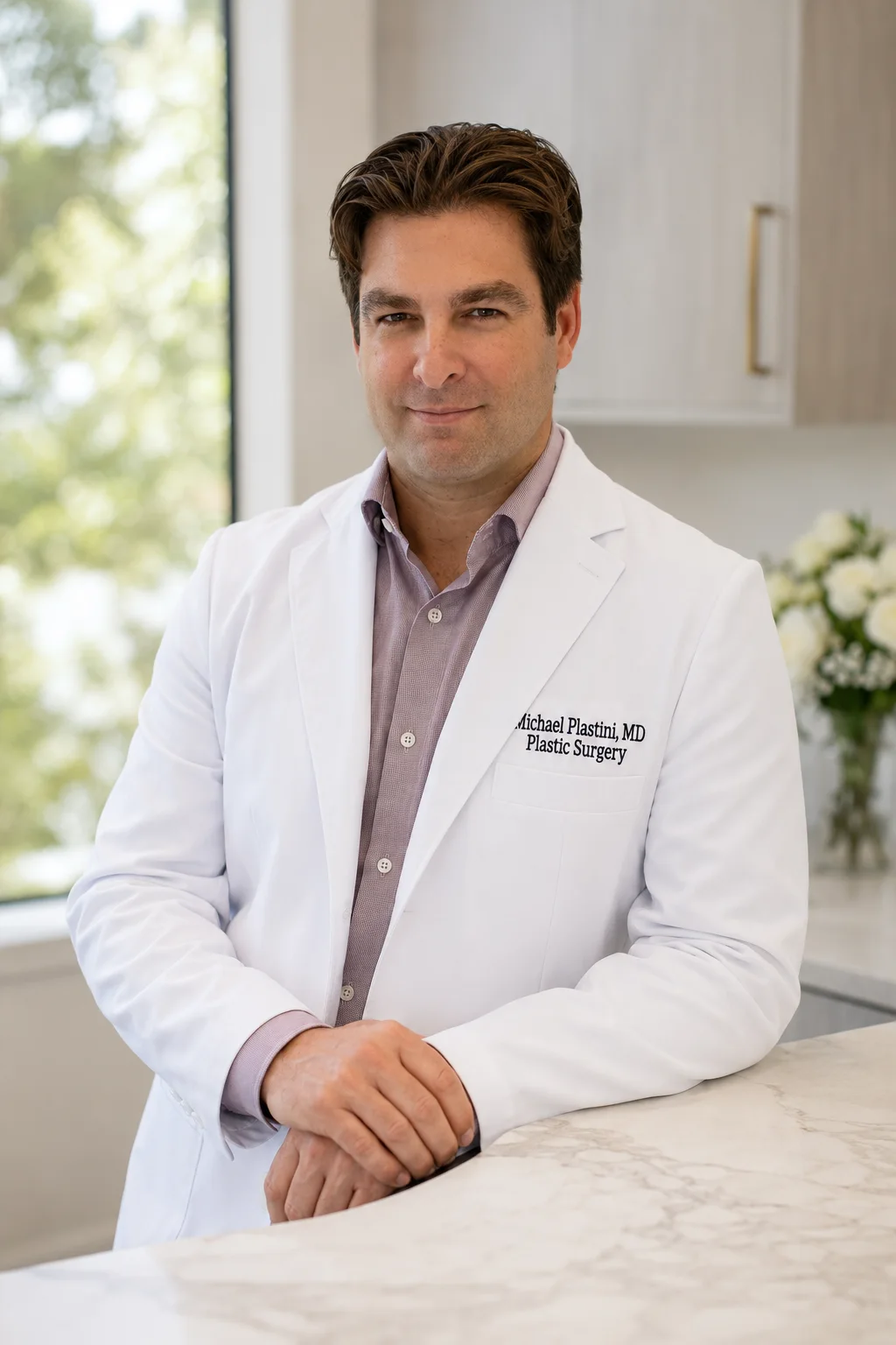 Dr. Michael Plastini, MD in his Boca Raton plastic surgery office